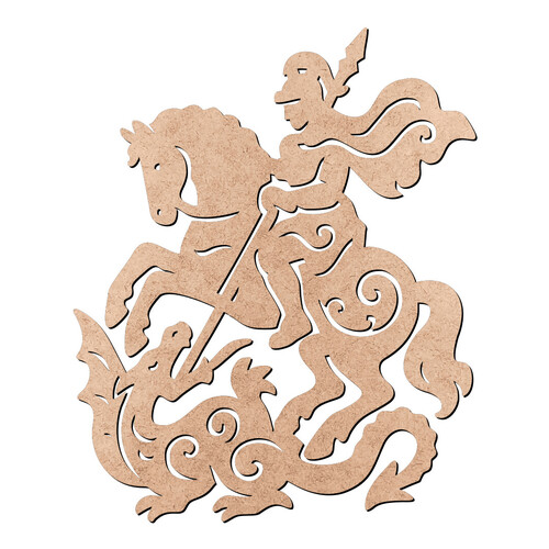Recorte São Jorge / MDF 3mm