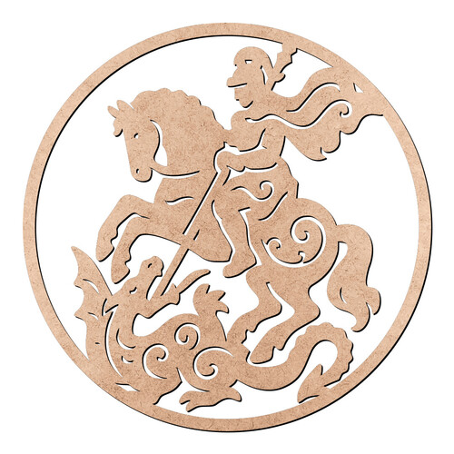 Recorte São Jorge / MDF 3mm