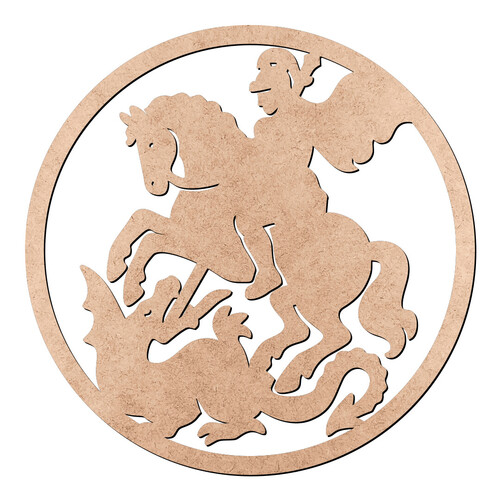 Recorte São Jorge / MDF 3mm