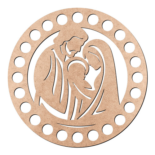 Recorte Base Sagrada Família 10 cm / MDF 3mm