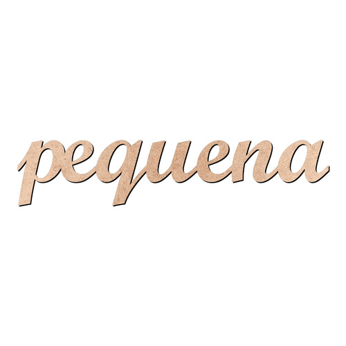 Recorte pequena Script Mt Std / MDF 3mm