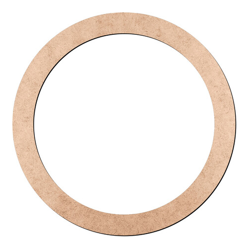 Recorte Moldura Cir 16 cm Borda 1,5 cm / MDF 3mm