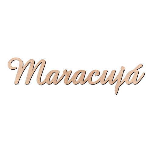 Recorte Maracujá Amaze / MDF 3mm