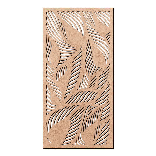 Recorte Quadro Folhas / MDF 3mm