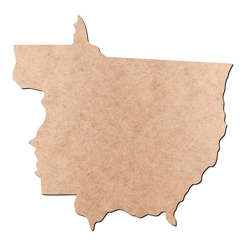 Recorte Mapa MT / MDF 3mm