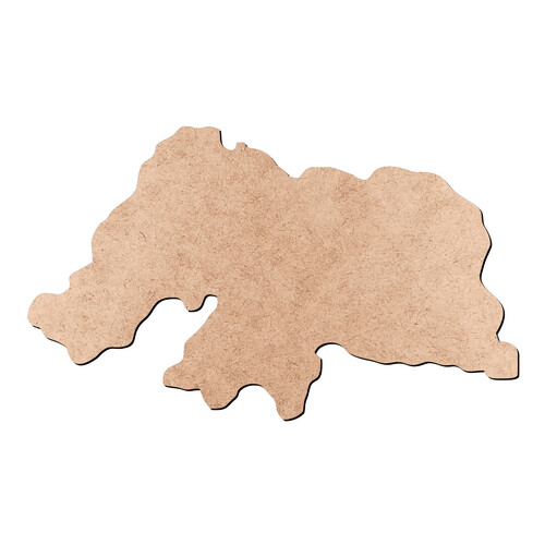 Recorte Mapa RN / MDF 3mm