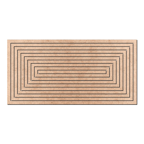 Recorte Gabarito Retangular / MDF 3mm