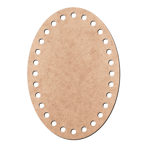Recorte Placa Oval Furinhos / MDF 3mm