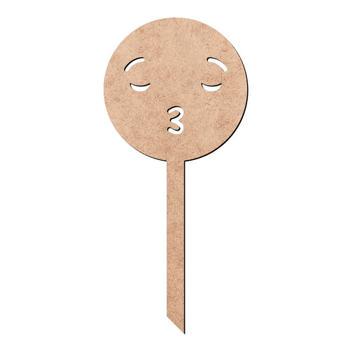 Recorte Enfeite de Cuia Emoticon / MDF 3mm