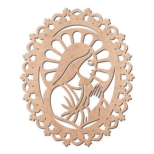 Recorte Santa Sara Kali Moldura / MDF 3mm