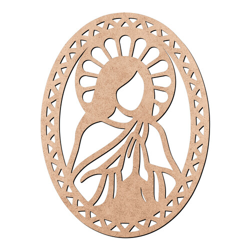 Recorte Santa Sara Kali Moldura / MDF 3mm