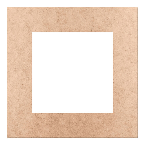 Recorte Moldura Quad 16 cm Borda 3 cm / MDF 3mm