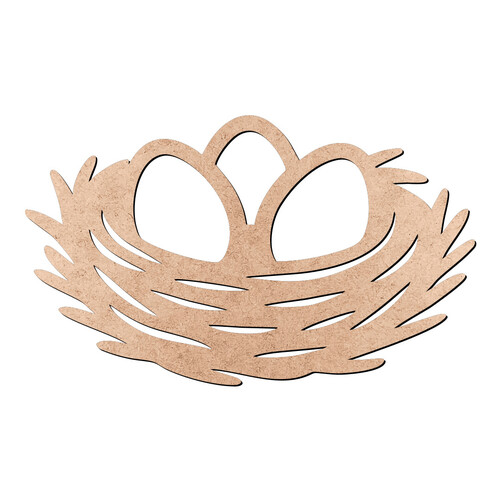 Recorte Ninho Ovos / MDF 3mm