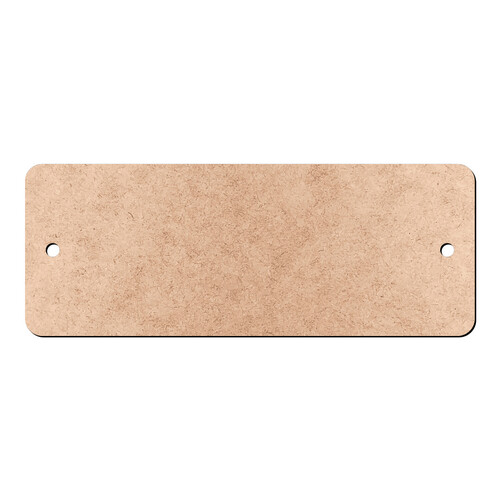 Recorte Placa Dois Furos / MDF 3mm