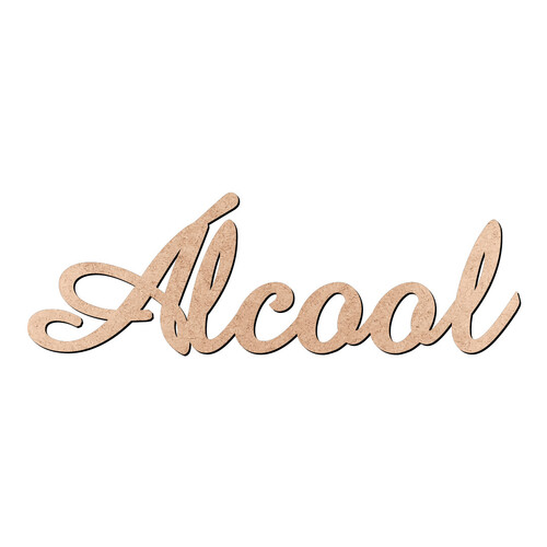 Recorte Álcool Amaze / MDF 3mm