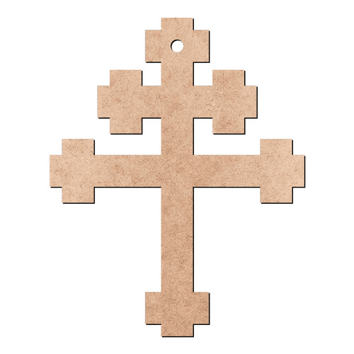 Recorte Cruz de Lorena Furinho / MDF 3mm