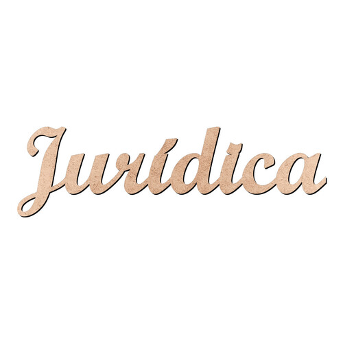 Recorte Jurídica Script Mt Std / MDF 3mm