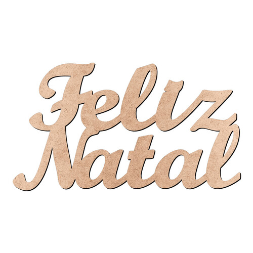 Recorte Feliz Natal / MDF 3mm