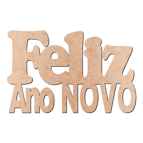 Recorte Feliz Ano Novo / MDF 3mm