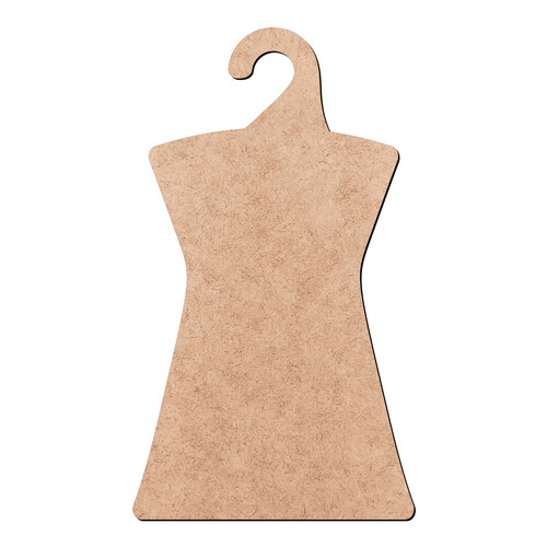 Recorte Cabide Colar / MDF 3mm