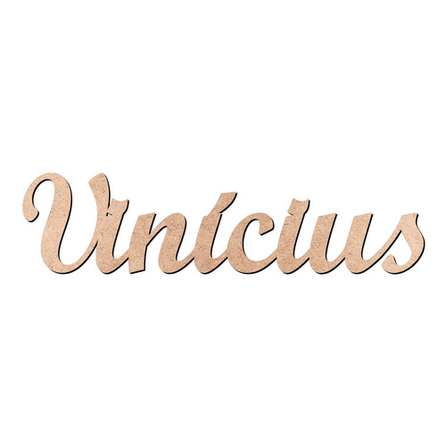 Recorte Vinícius Script Mt Std / MDF 3mm