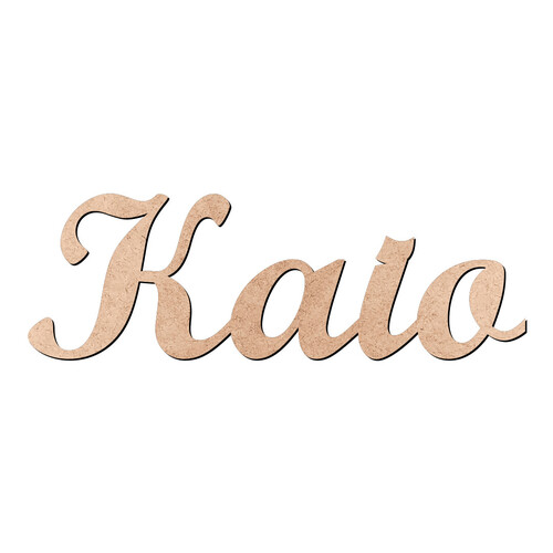 Recorte Kaio Script Mt Std / MDF 3mm