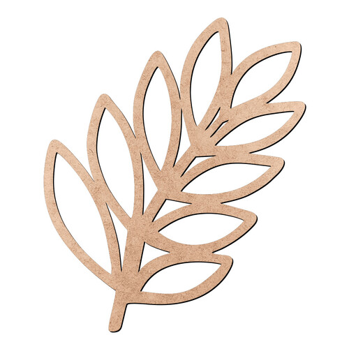 Recorte Galho Folhas / MDF 3mm