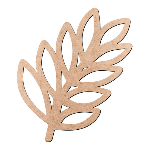 Recorte Galho Folhas / MDF 3mm