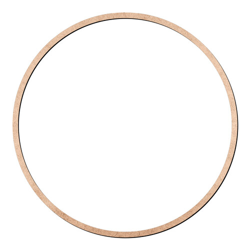 Recorte Moldura Cir 20 cm Borda 0,5 cm / MDF 3mm