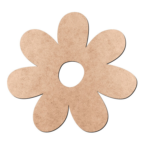 Recorte Flor Irregular Vazada / MDF 3mm