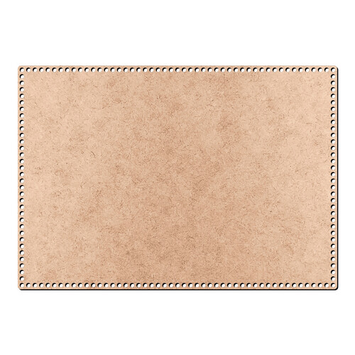 Recorte Base Ret Cesto Fio Malha 35 x 50 cm / MDF 3mm