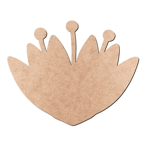 Recorte Flor Lisa / MDF 3mm