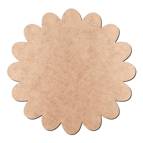 Recorte Flor Lisa / MDF 3mm