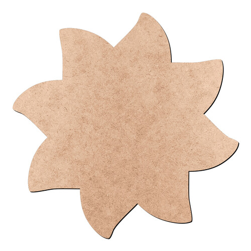 Recorte Flor Lisa / MDF 3mm