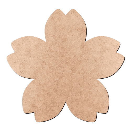 Recorte Flor Lisa / MDF 3mm