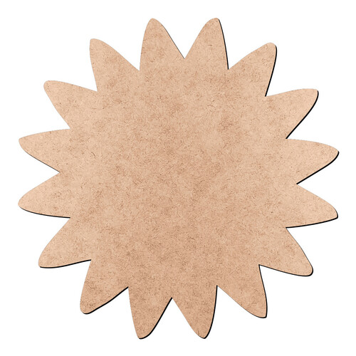 Recorte Flor Lisa / MDF 3mm