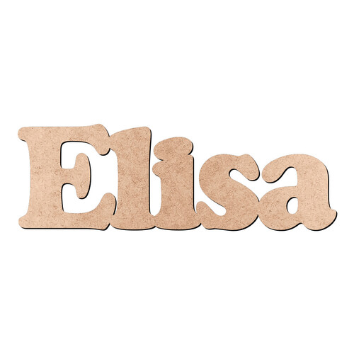 Recorte Elisa Cooper Black / MDF 3mm