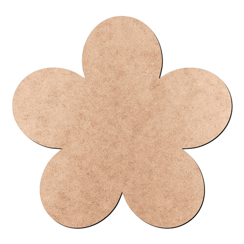 Recorte Flor Lisa / MDF 3mm