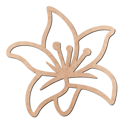 Recorte Flor Vazada / MDF 3mm