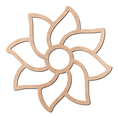 Recorte Flor Vazada / MDF 3mm