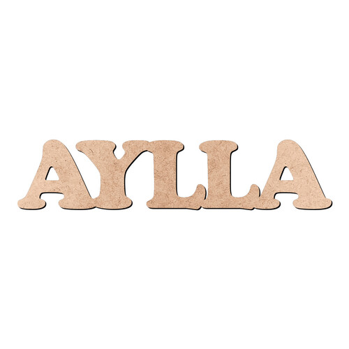 Recorte AYLLA Cooper Black / MDF 3mm