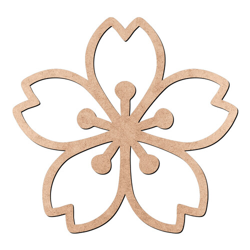Recorte Flor Vazada / MDF 3mm