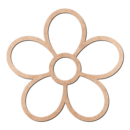 Recorte Flor Vazada / MDF 3mm
