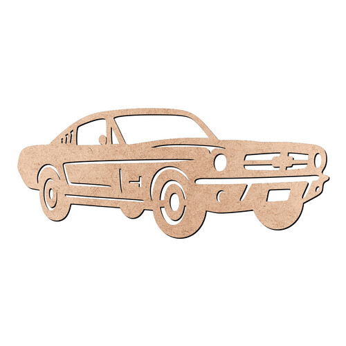 Recorte Carro Mustang / MDF 3mm