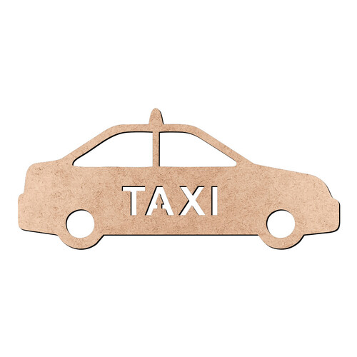 Recorte Carro Táxi / MDF 3mm