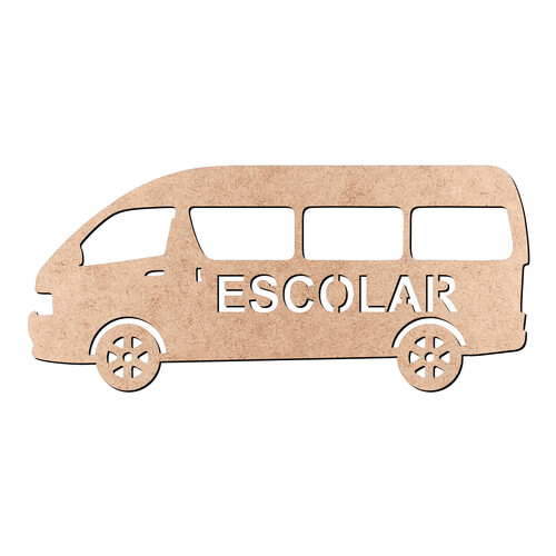 Recorte Van Escolar / MDF 3mm
