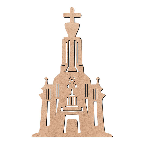 Recorte Igreja São João Batista / MDF 3mm