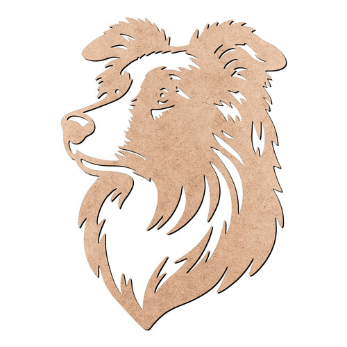 Recorte Border Collie / MDF 3mm