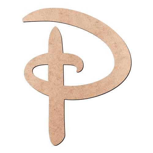 Recorte Letra P Disney / MDF 3mm