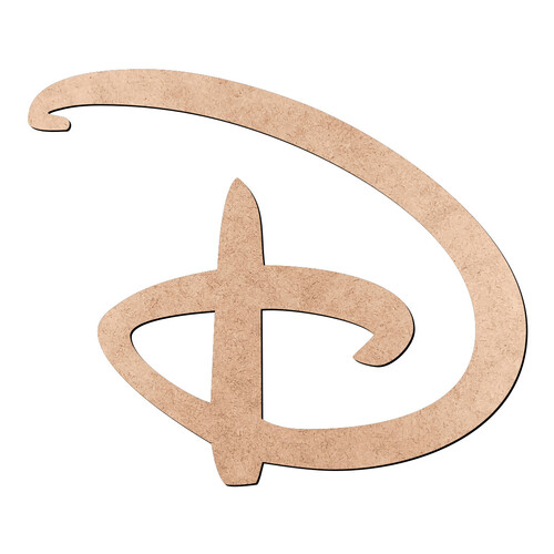 Recorte Letra D Disney / MDF 3mm